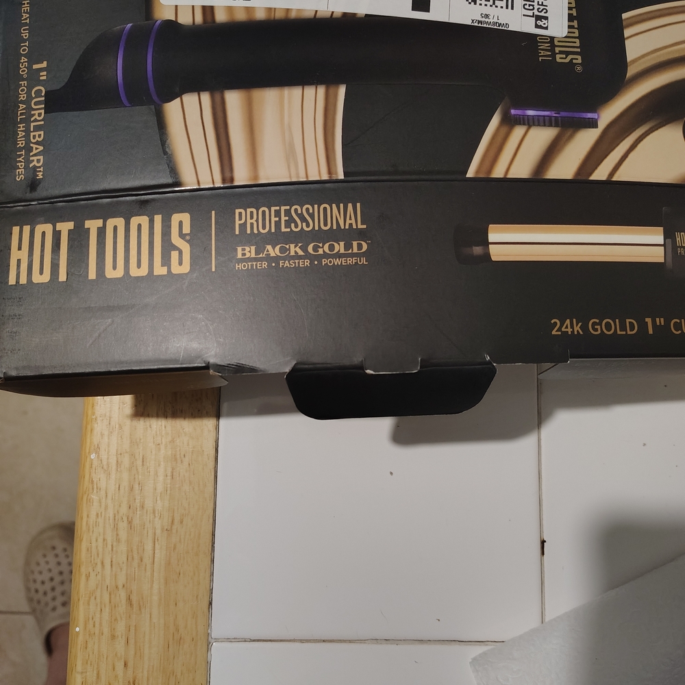 Remington Black and Gold Curling Iron
